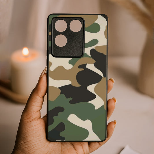 Fauji Flow Metal Back Case for Vivo t2 pro