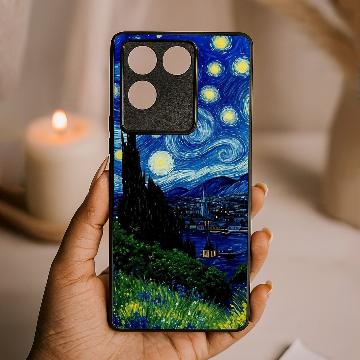 Skynic Metal Back Case for Vivo t2 pro