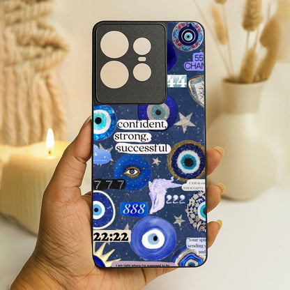 Affirmation Amulet Metal Back Case for Moto Edge 50 pro