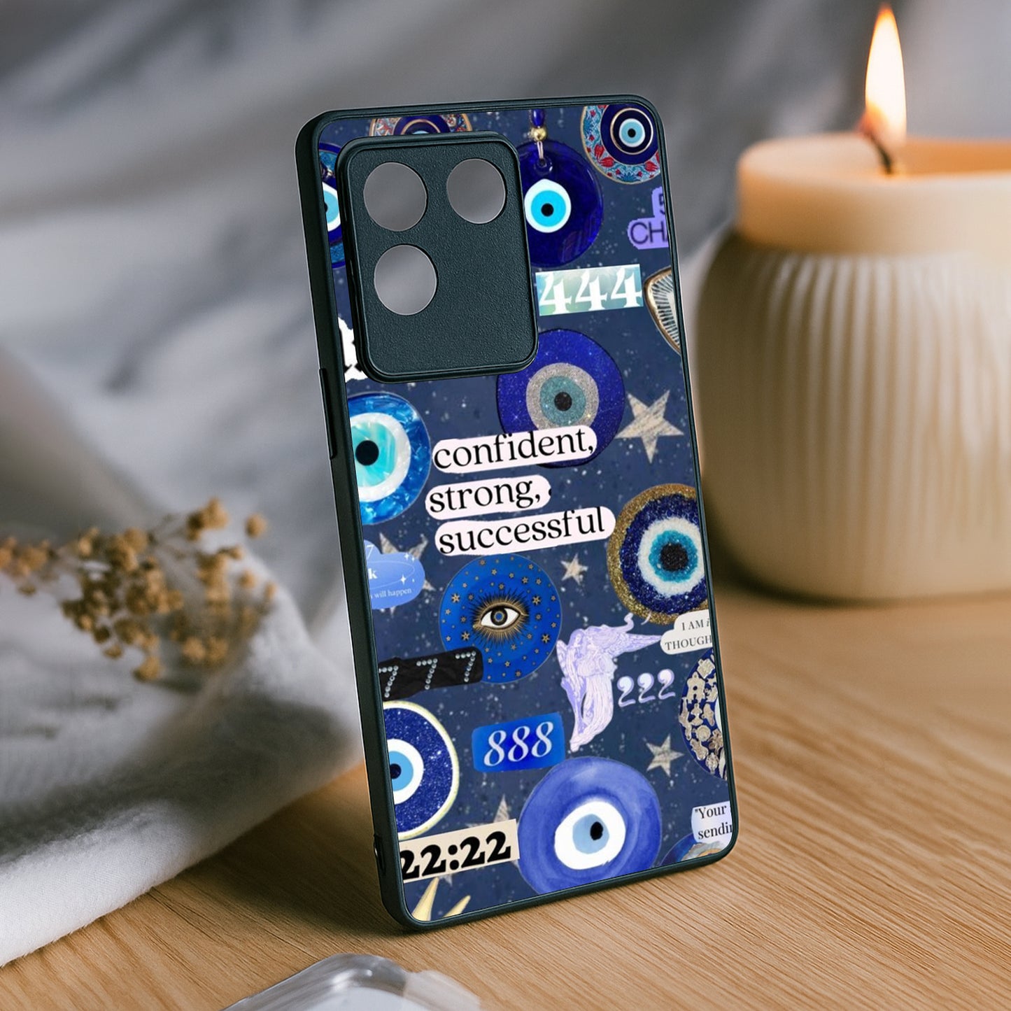 Affirmation Amulet Metal Back Case for Vivo t2 pro