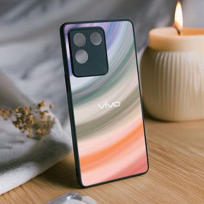 Rainbloom Metal Back Case for Vivo t2 pro