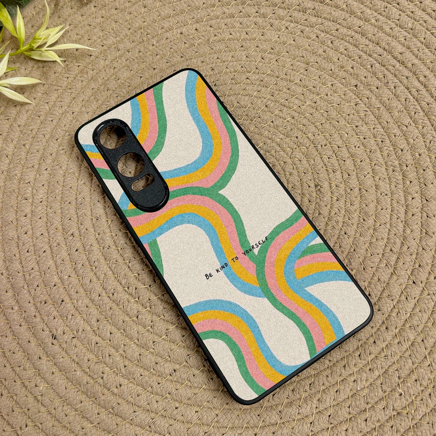 Kind Waves Metal Back Case for Oneplus Nord CE 4 Lite (5G)