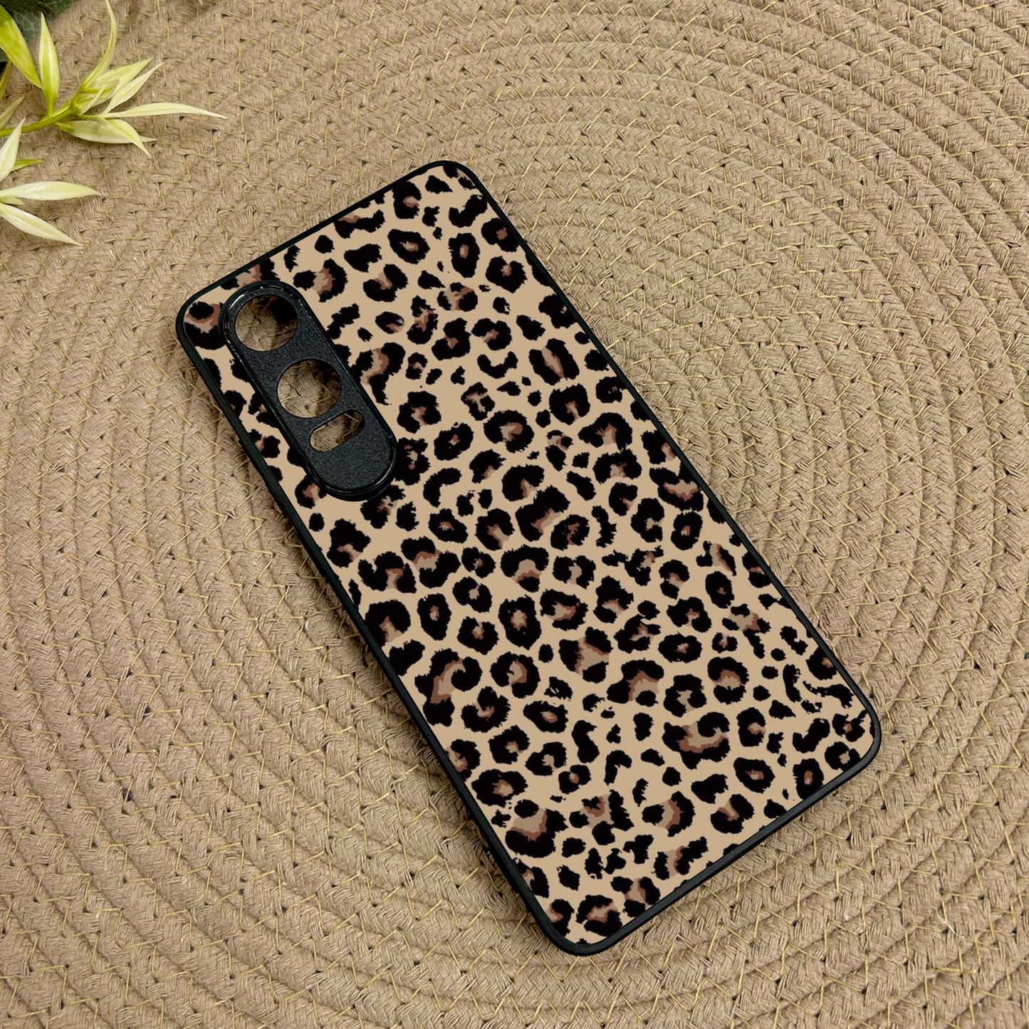 Cheetah Print Metal Back Case for Oneplus Nord CE 4 Lite (5G)