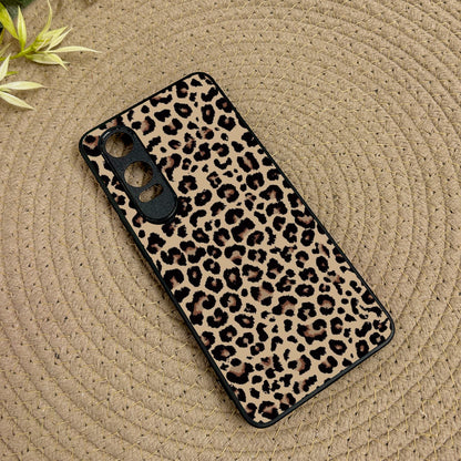 Cheetah Print Metal Back Case for Oneplus Nord CE 4 Lite (5G)