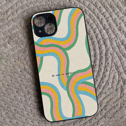 Kind Waves Metal Back Case for Apple Iphone 14