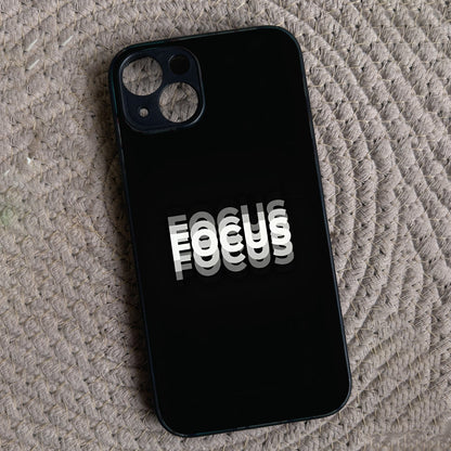 FOCUS' Metal Back Case for Apple Iphone 15 Plus