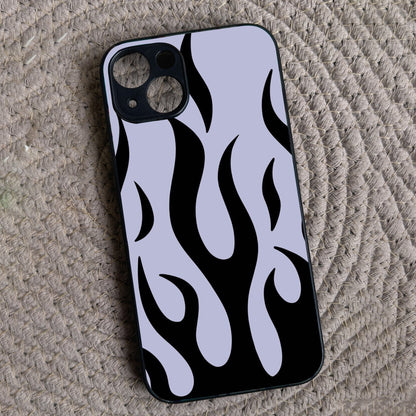 Midnight Flames Metal Back Case for Apple Iphone 13