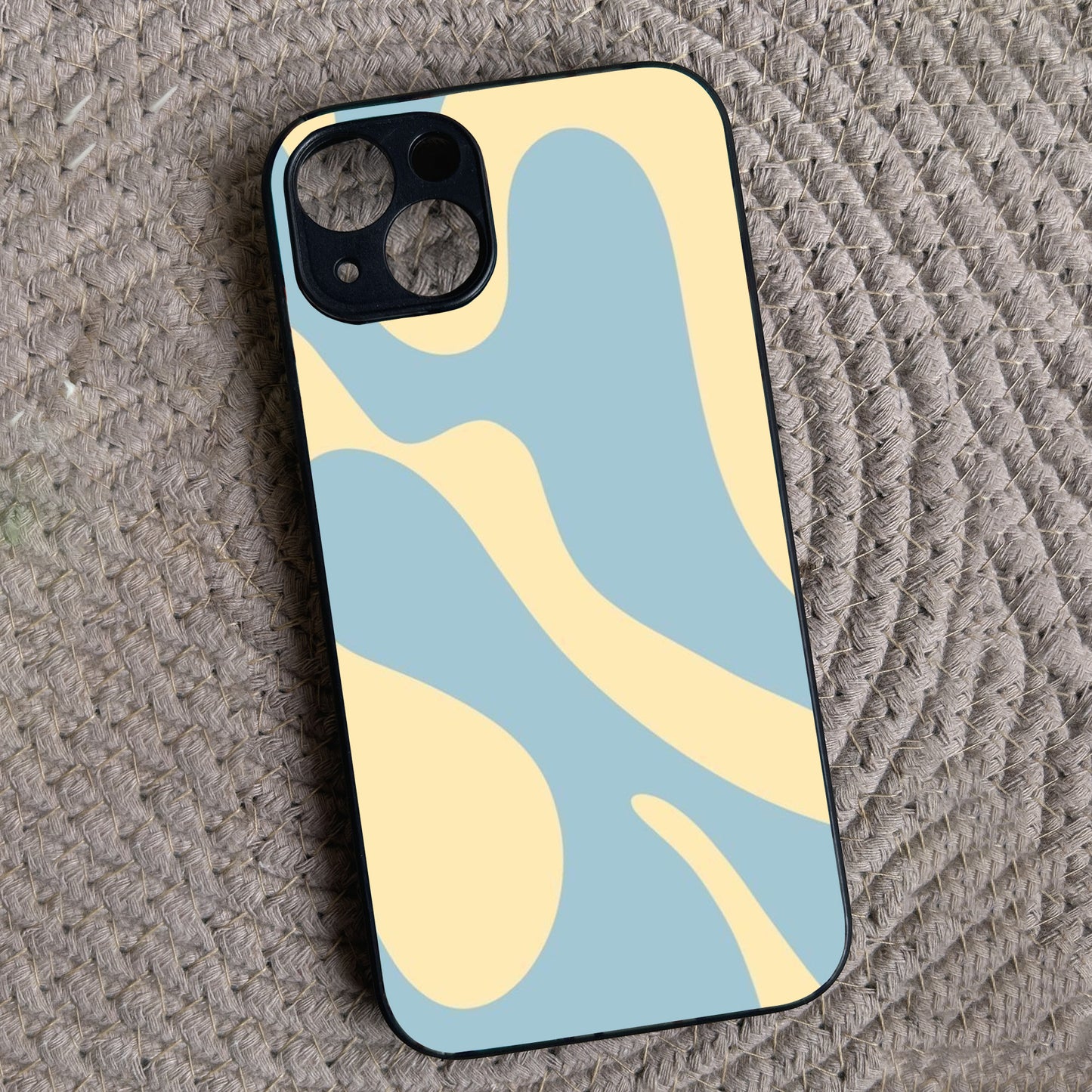Sunny Swirl Metal Back Case for Apple Iphone 14