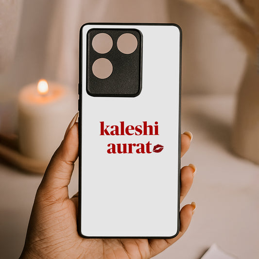 Kaleshi Aurat' Metal Back Case for Vivo t2 pro