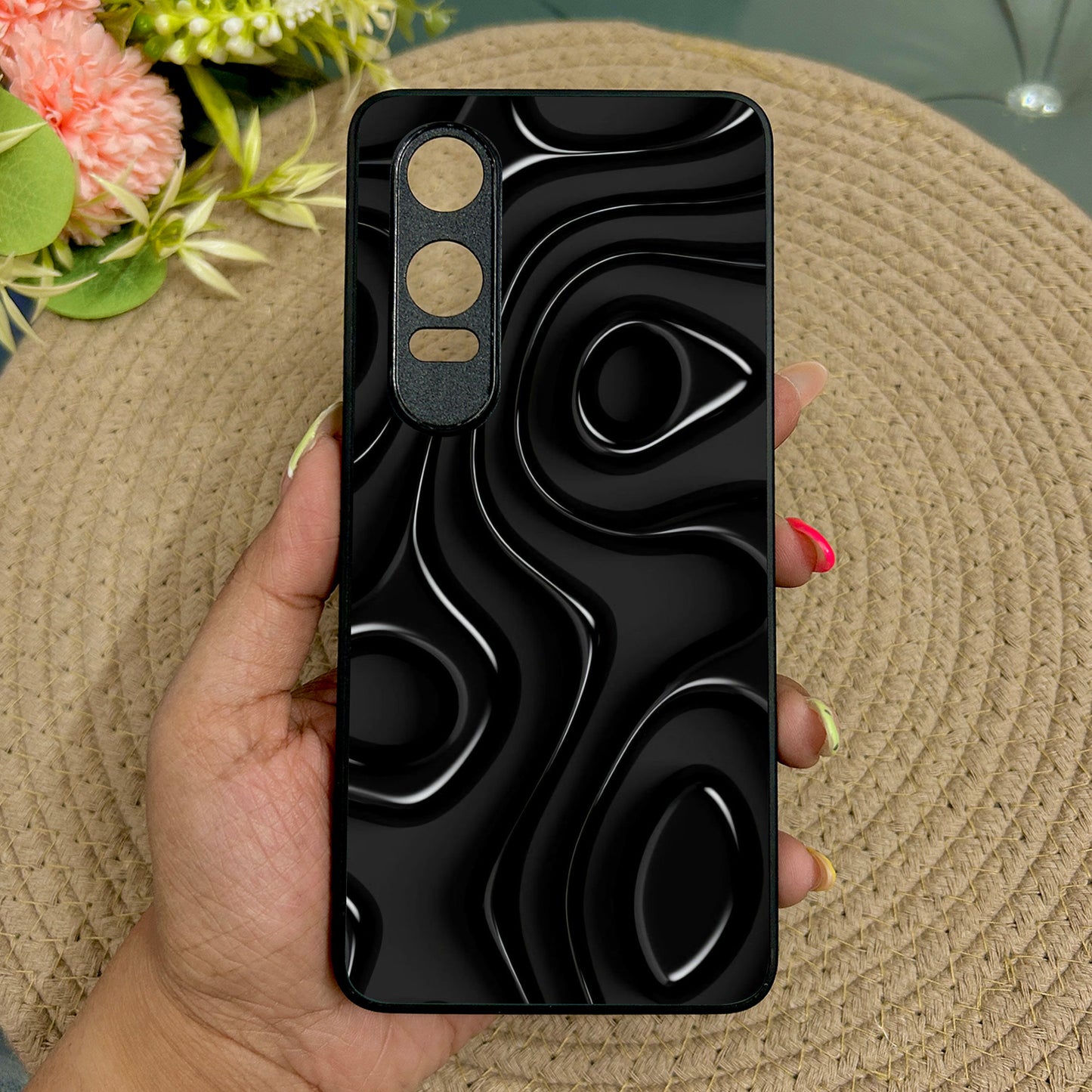 Dark Drip Metal Back Case for Oneplus Nord CE 4 Lite (5G)