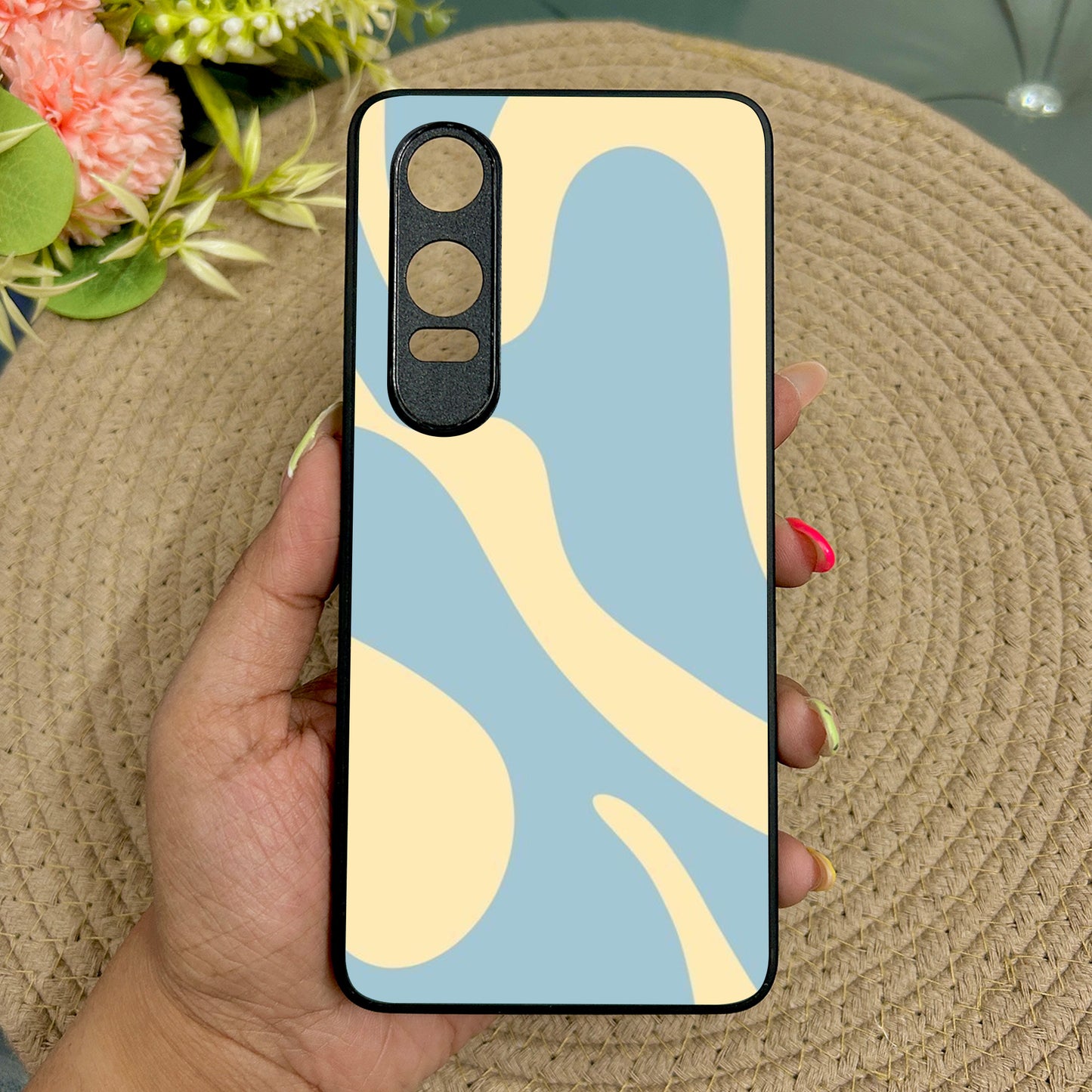 Sunny Swirl Metal Back Case for Oneplus Nord CE 4 Lite (5G)