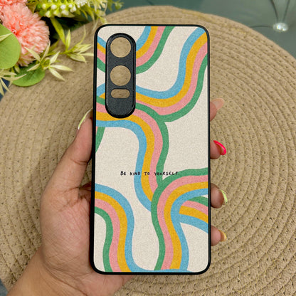 Kind Waves Metal Back Case for Oneplus Nord CE 4 Lite (5G)