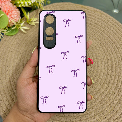 Tiny Bow Metal Back Case for Oneplus Nord CE 4 Lite (5G)