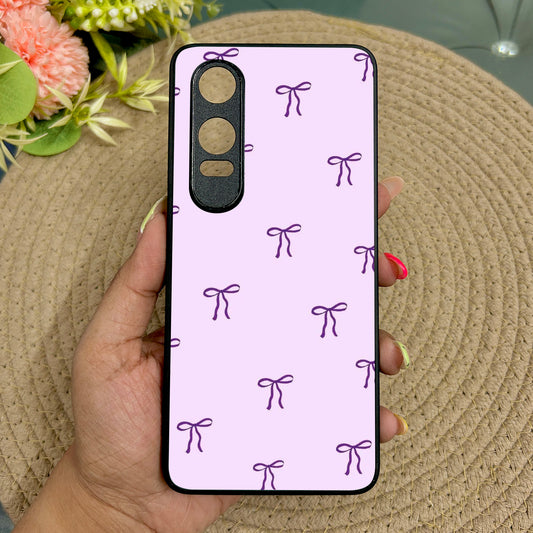 Tiny Bow Metal Back Case for Oneplus Nord CE 4 Lite (5G)