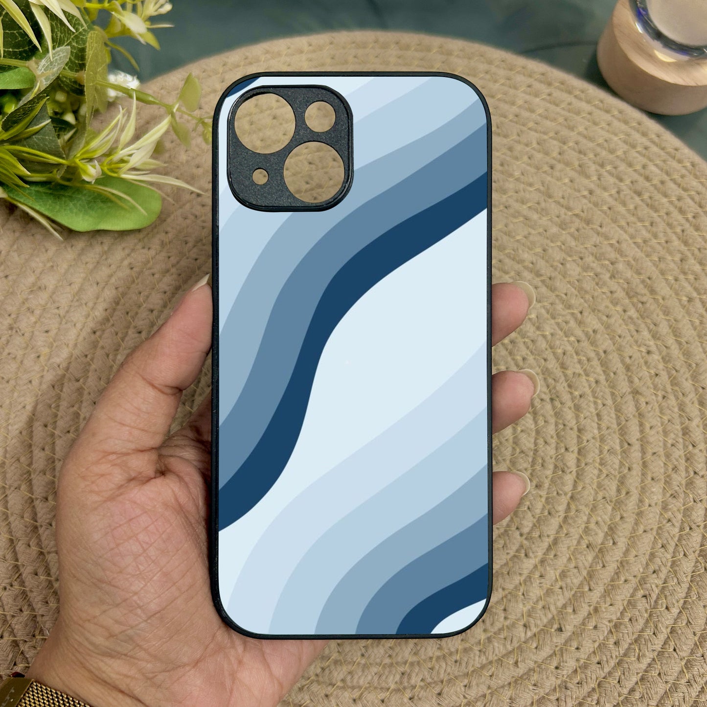 Cool Current Metal Back Case for Apple Iphone 14