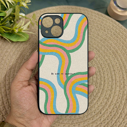 Kind Waves Metal Back Case for Apple Iphone 14