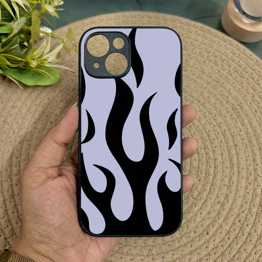Midnight Flames Metal Back Case for Apple Iphone 14 Plus