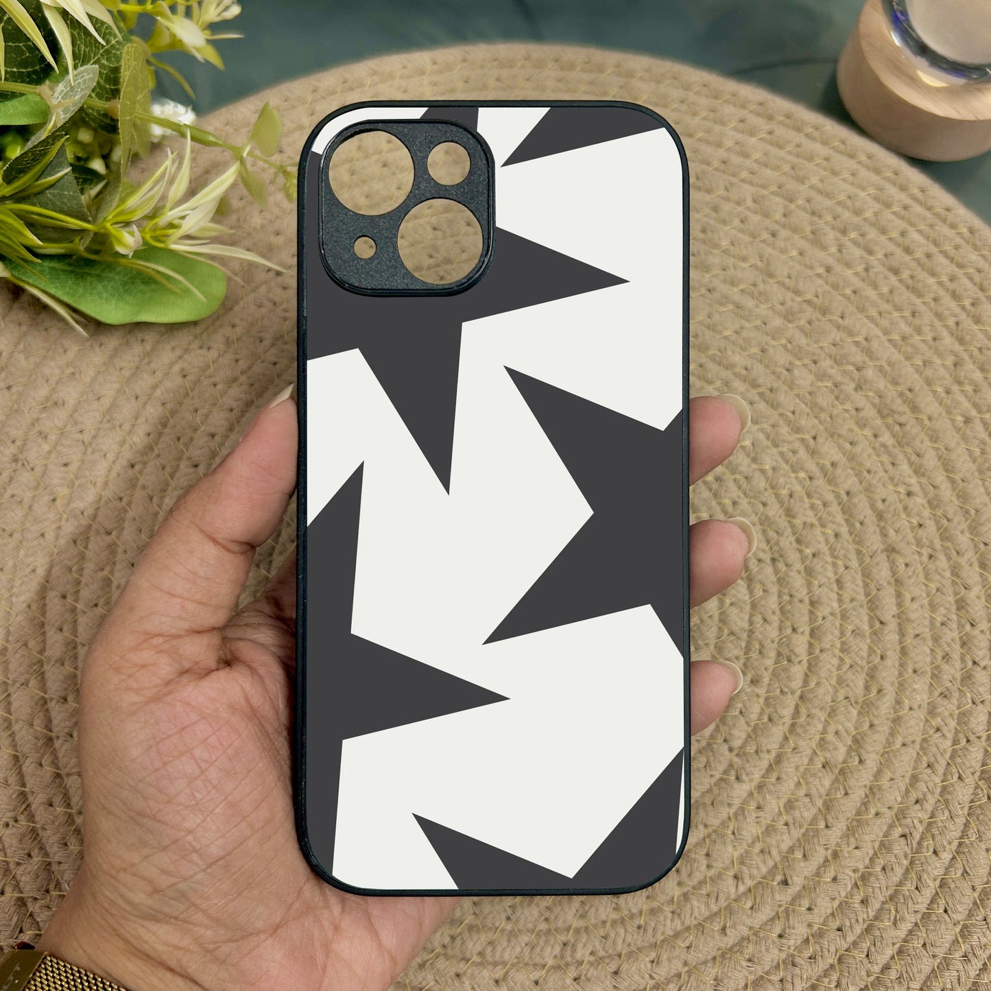 Star Play Metal Back Case for Apple Iphone 14