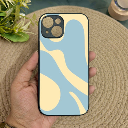 Sunny Swirl Metal Back Case for Apple Iphone 15 Plus