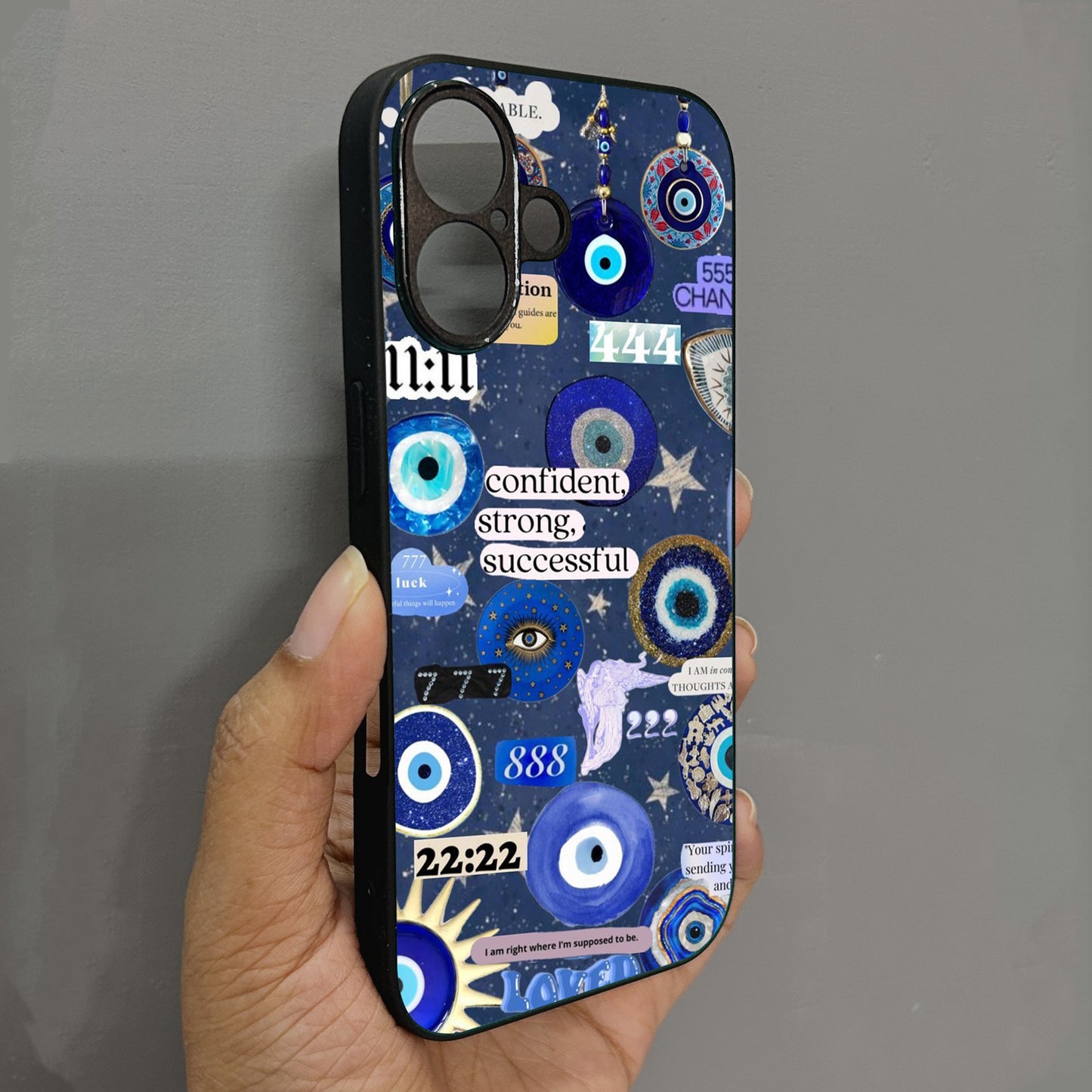 Affirmation Amulet Metal Back Case for Apple Iphone 16