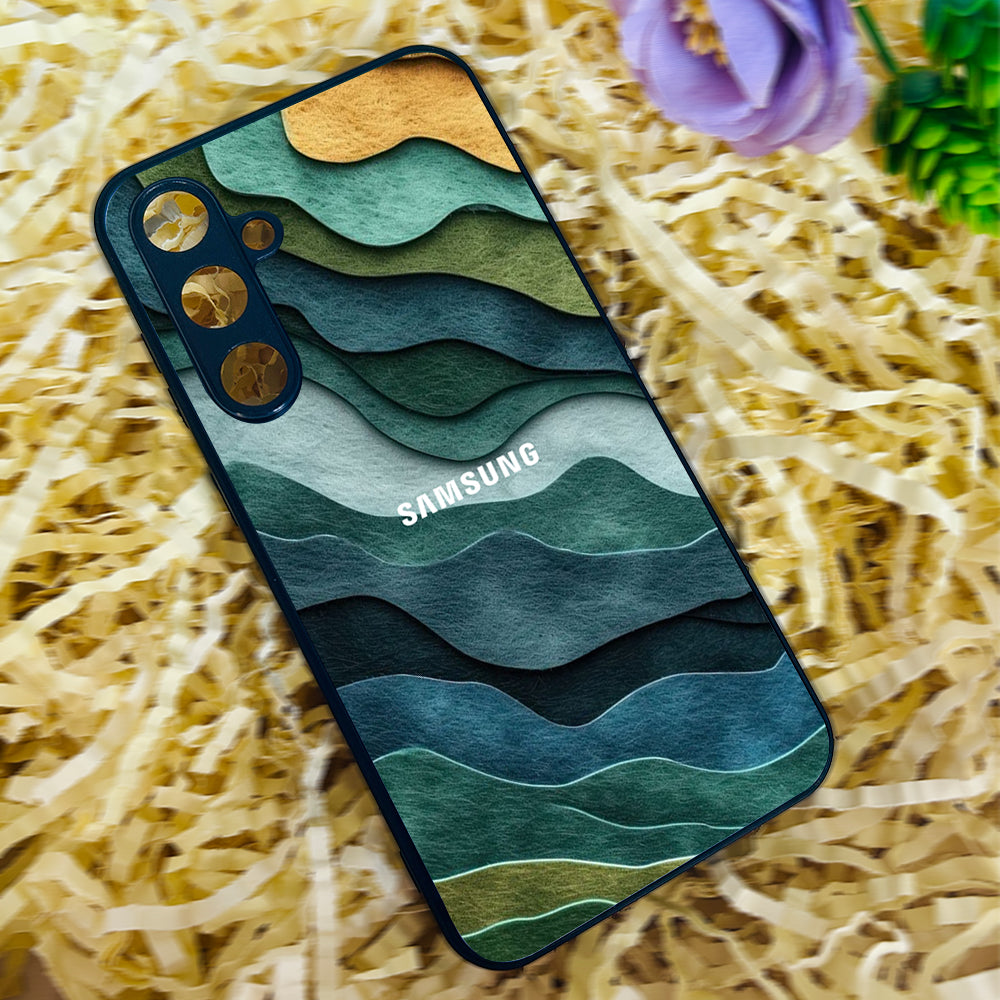 Crepe Slides Metal Back Case for Samsung Galaxy S23fe 5G