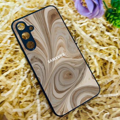 SandStorm Glossy Metal Back Case for Samsung Galaxy S23fe 5G