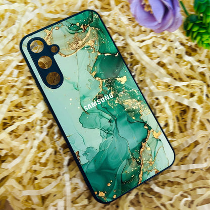 Jade Swirl Metal Back Case for Samsung Galaxy S23fe 5G