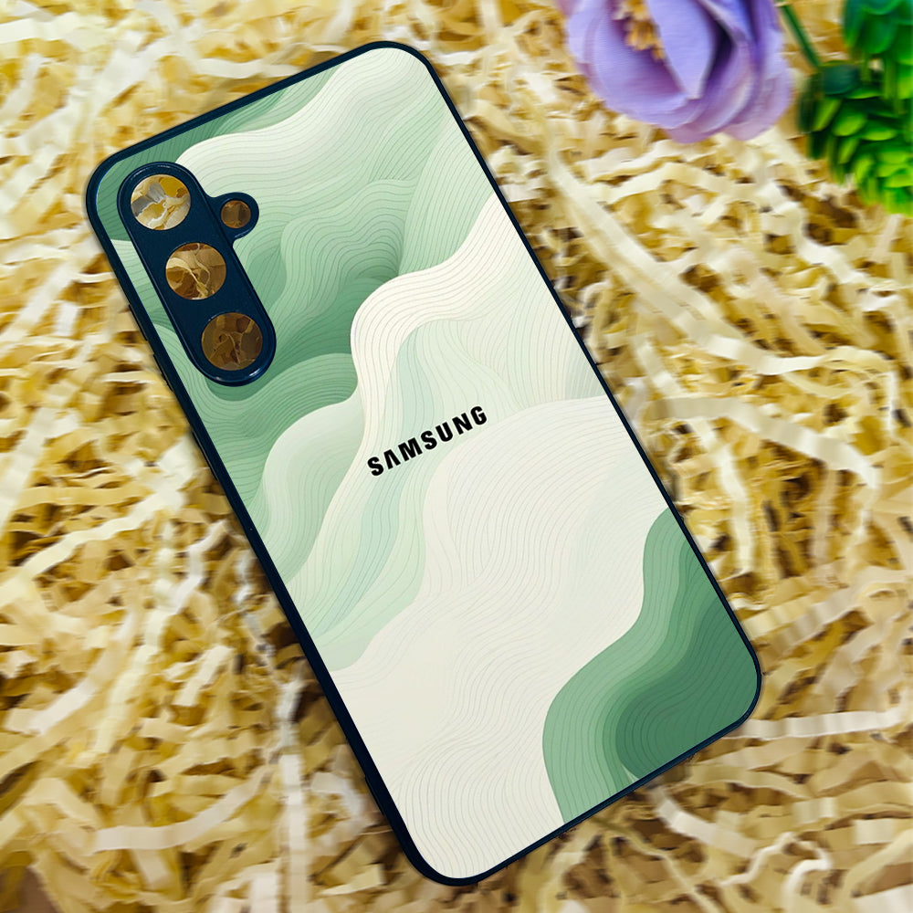 Mint Mist Glossy Metal Back Case for Samsung Galaxy S23fe 5G