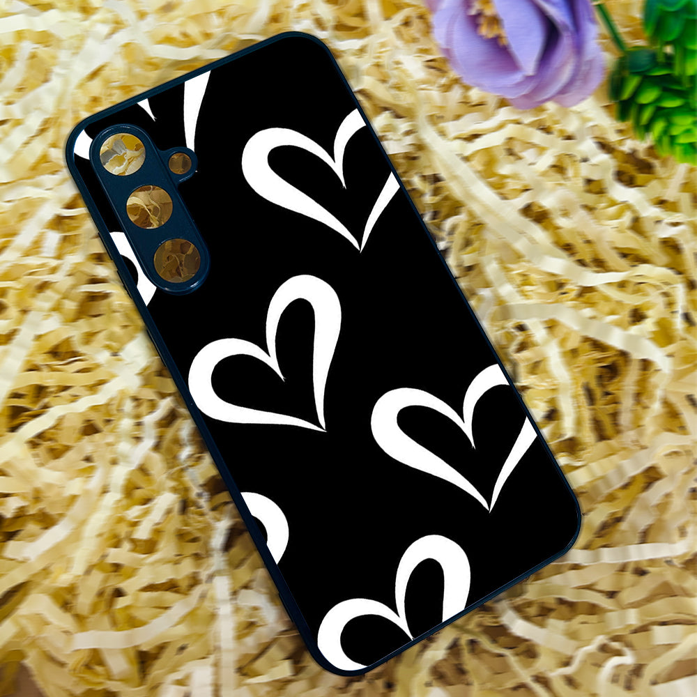 InkHeart Glossy Metal Back Case for Samsung Galaxy S23fe 5G