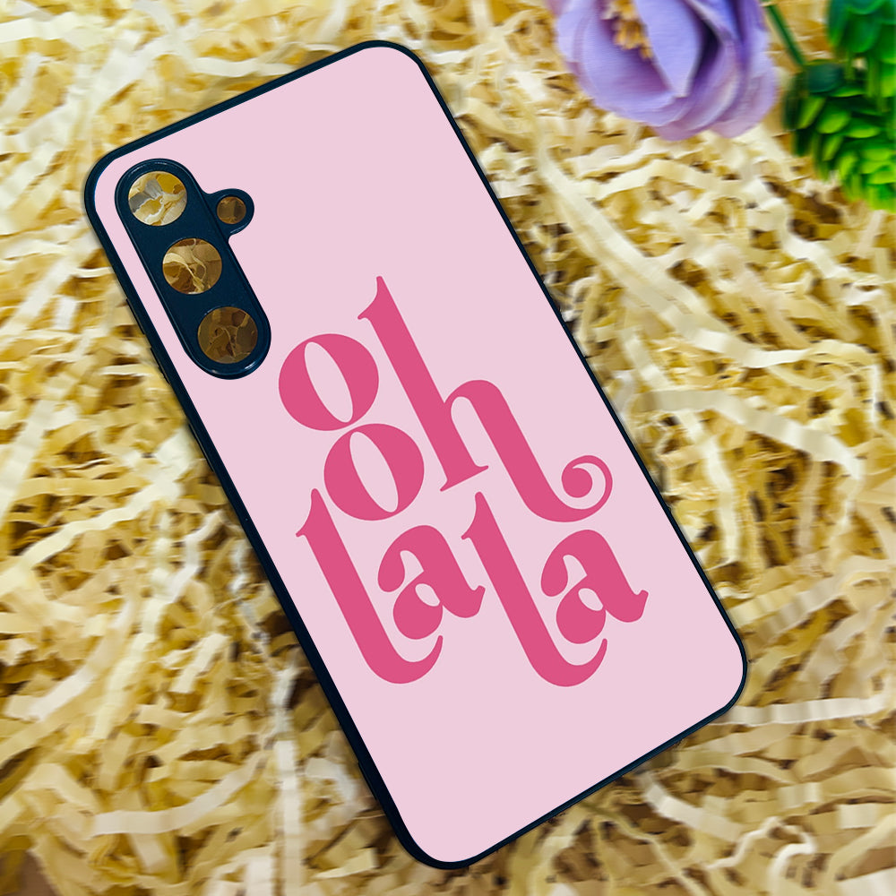 Ooh Lala' Glossy Metal Back Case for Samsung Galaxy S23fe 5G