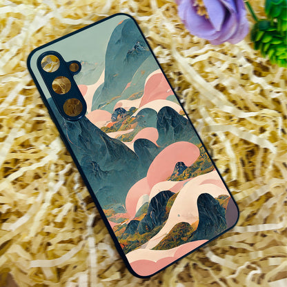 Cloud Peaks Metal Back Case for Samsung Galaxy S23fe 5G