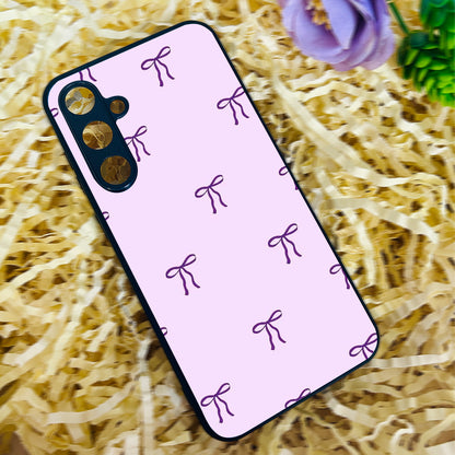 Tiny Bow Metal Back Case for Samsung Galaxy S23fe 5G