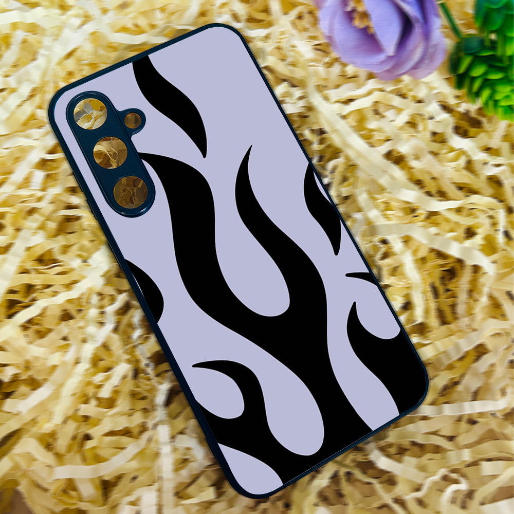 Midnight Flames Metal Back Case for Samsung Galaxy S23fe 5G