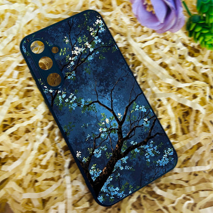 Starry Blossom Metal Back Case for Samsung Galaxy S23fe 5G