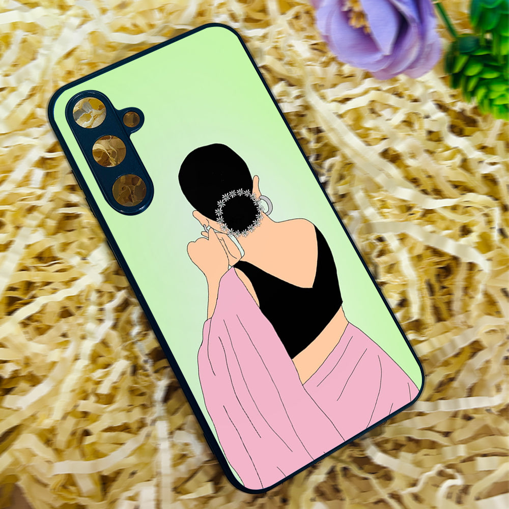 Saree Chic Metal Back Case for Samsung Galaxy S23fe 5G