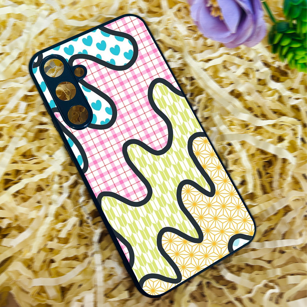 Playful Puzzle Metal Back Case for Samsung Galaxy S23fe 5G