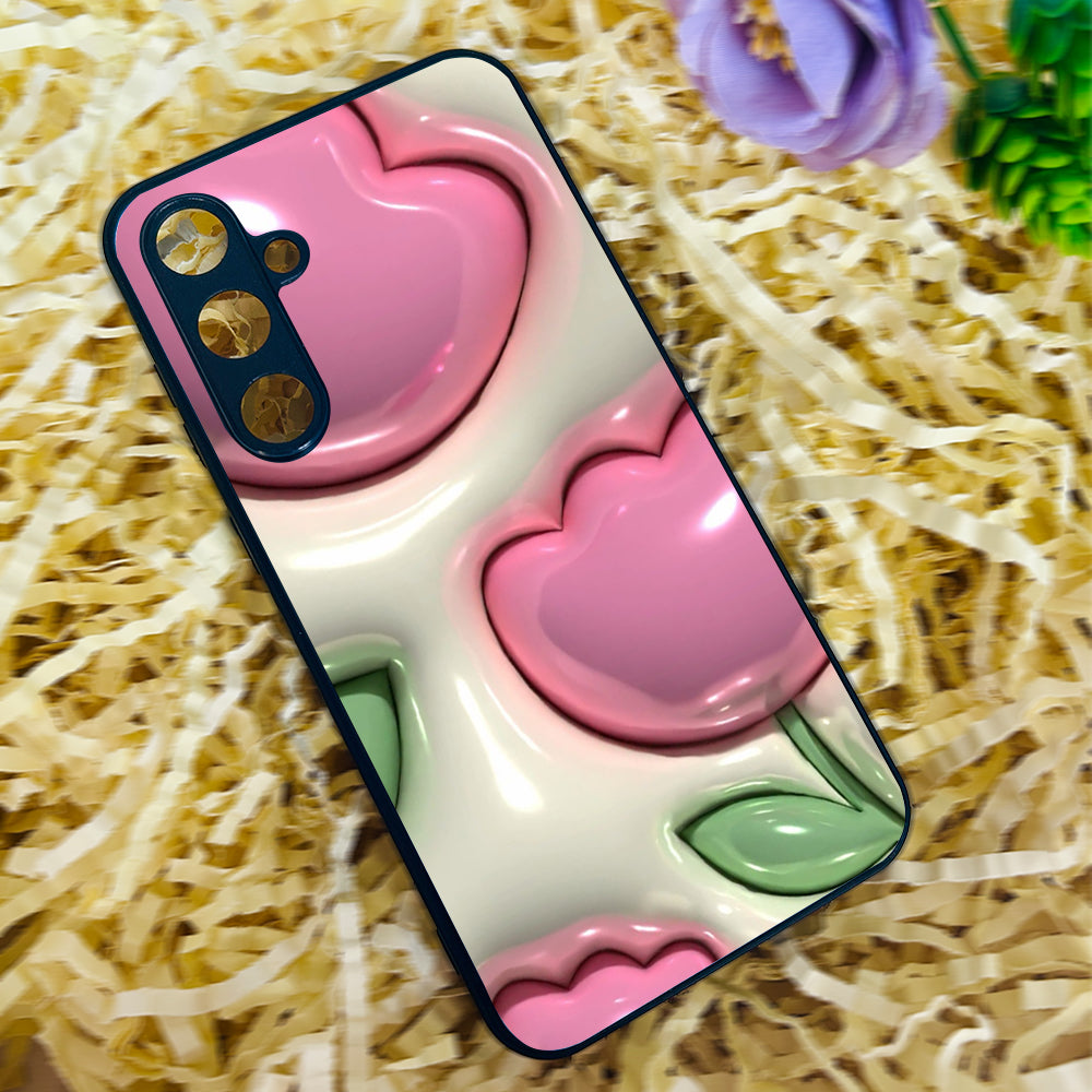 Inflated Tulip Metal Back Case for Samsung Galaxy S23fe 5G