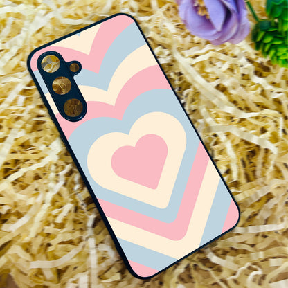 Candy Hearts Metal Back Case for Samsung Galaxy S23fe 5G