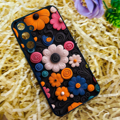 Floral Bliss Metal Back Case for Samsung Galaxy S23fe 5G