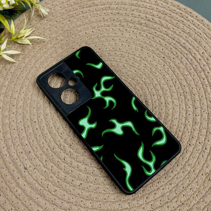 Neon Fire Glossy Metal Back Case for Oneplus Nord CE 3 Lite (5G)