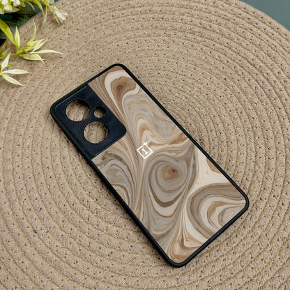 SandStorm Glossy Metal Back Case for Oneplus Nord CE 3 Lite (5G)