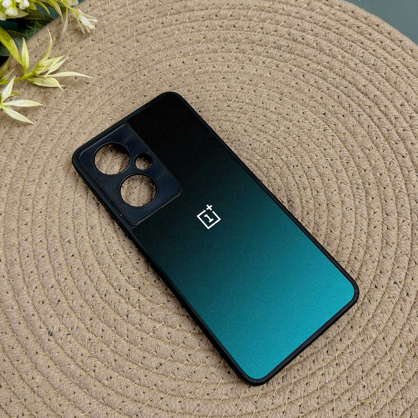 Midnight Teal Glossy Metal Back Case for Oneplus Nord CE 3 Lite (5G)