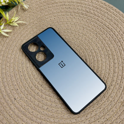 Icy Blue Glossy Metal Back Case for Oneplus Nord CE 3 Lite (5G)