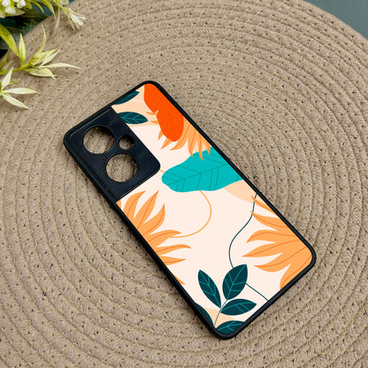 Leafy Vibe Glossy Metal Back Case for Oneplus Nord CE 3 Lite (5G)