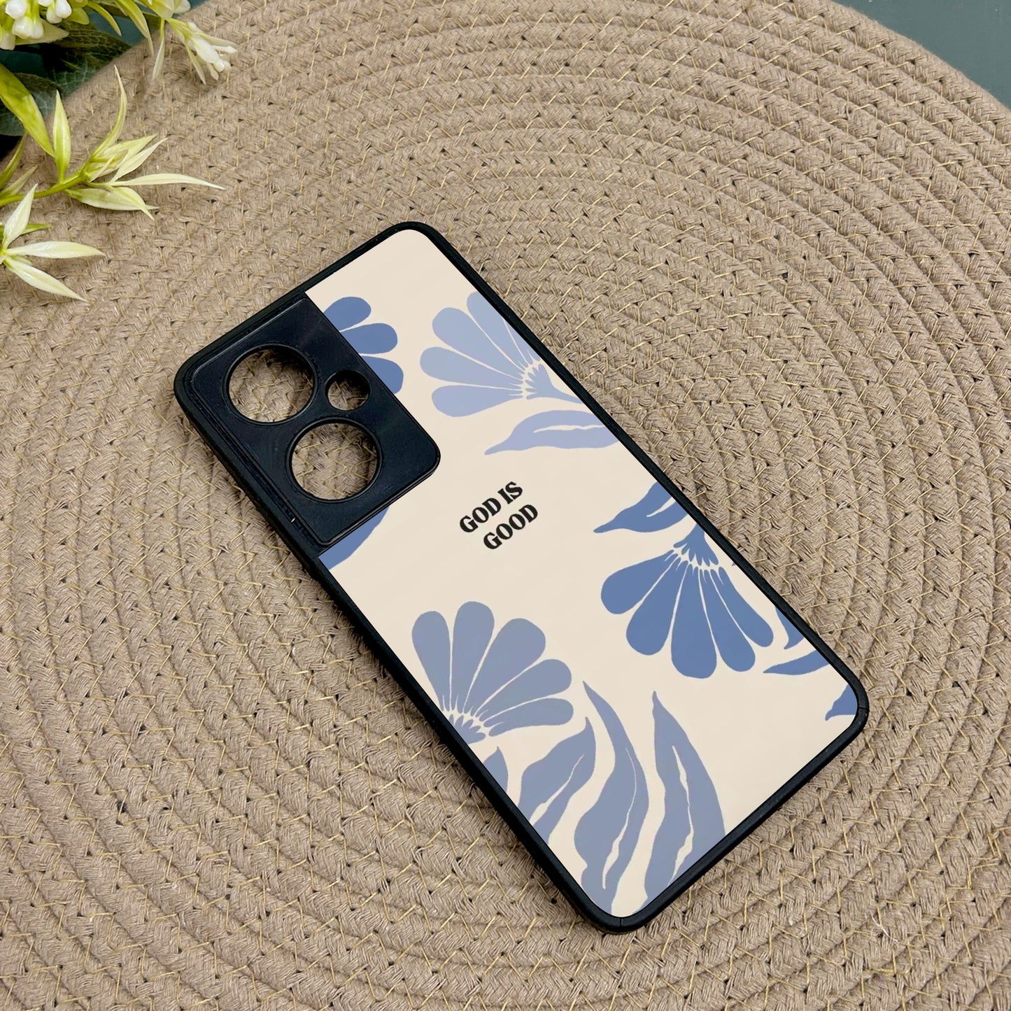 God Is Good' Glossy Metal Back Case for Oneplus Nord CE 3 Lite (5G)