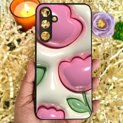 Inflated Tulip Metal Back Case for Samsung Galaxy S23fe 5G