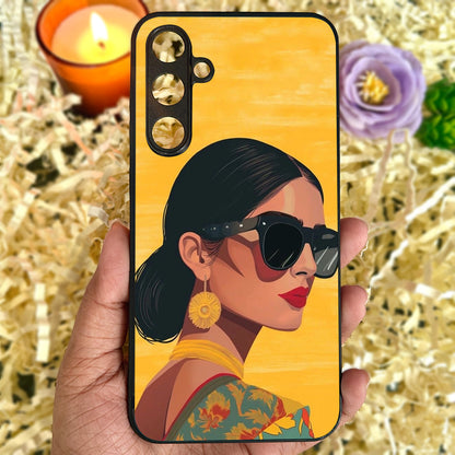 Desi Diva Metal Back Case for Samsung Galaxy S23fe 5G