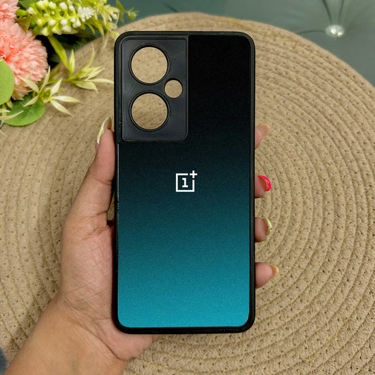 Midnight Teal Glossy Metal Back Case for Oneplus Nord CE 3 Lite (5G)