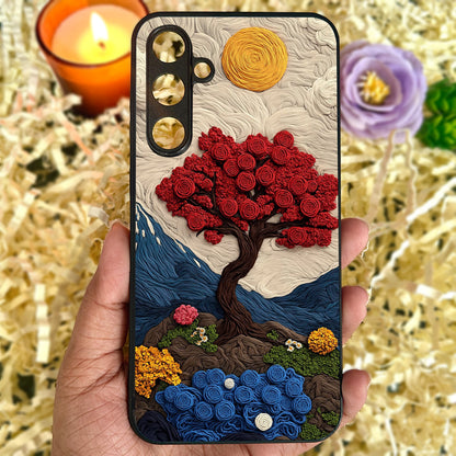 Quilled Nature Metal Back Case for Samsung Galaxy S23fe 5G