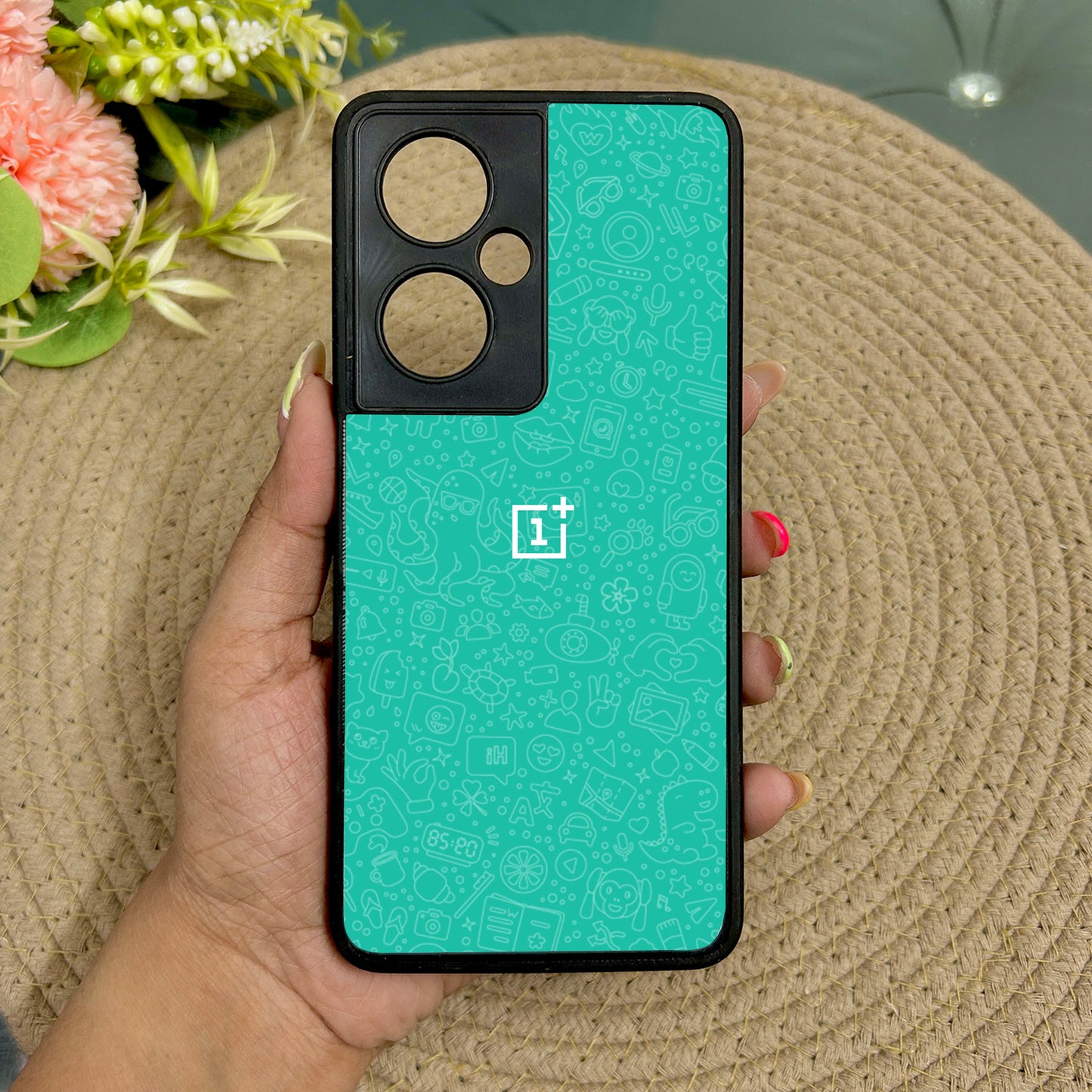 DoodlePop Glossy Metal Back case for Oneplus Nord CE 3 Lite (5G)